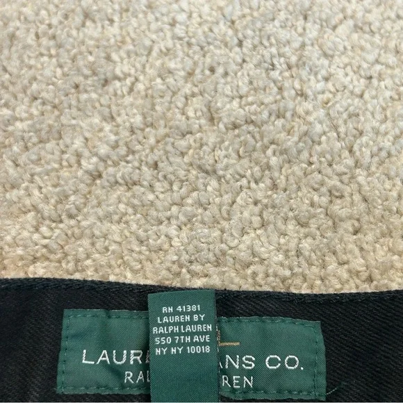 LRL Ralph Lauren Jeans Co black denim jean pencil skirt Sz 12 - Picture 9 of 10